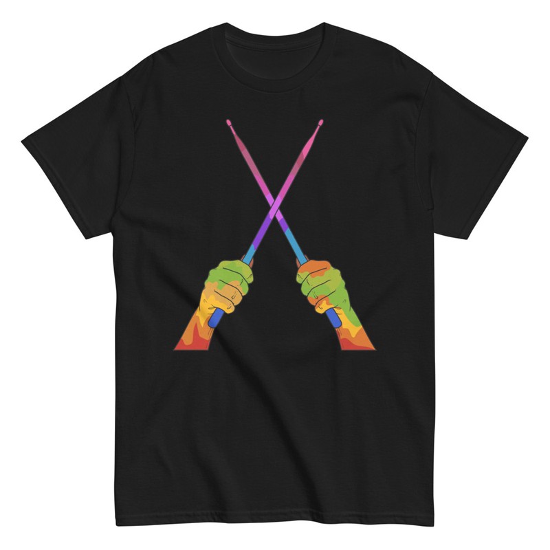 T-shirts: Batteur Créatif Mains et Baguettes
