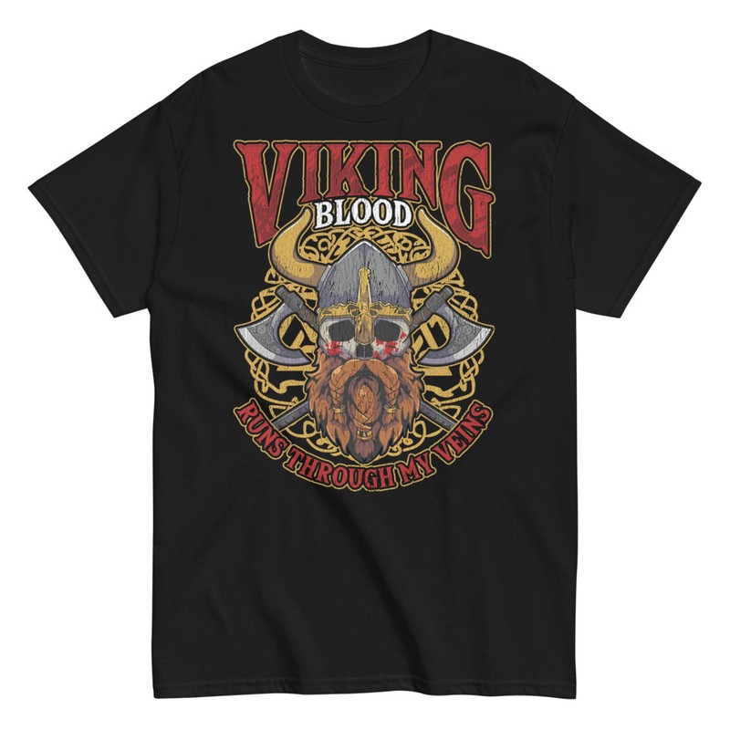 T-shirts: Sang Viking Coule dans Mes Veines