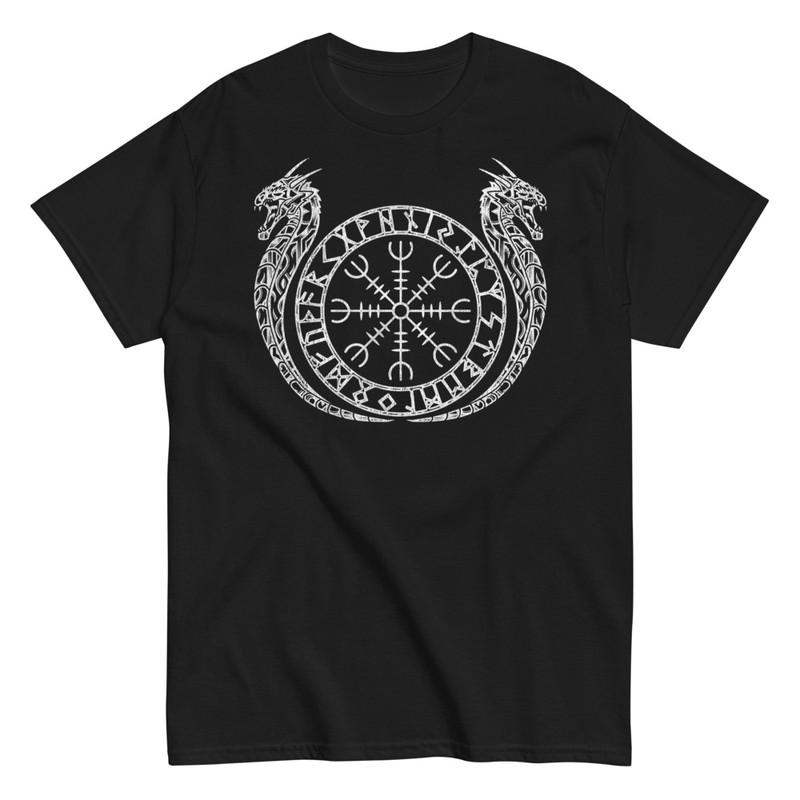 T-shirts: Cercle de Runes et Dragons Vikings