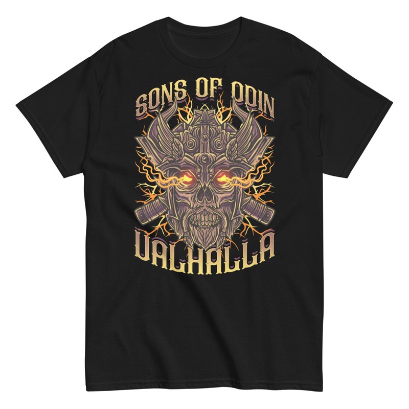 T-shirts: Crâne Viking Sons of Odin