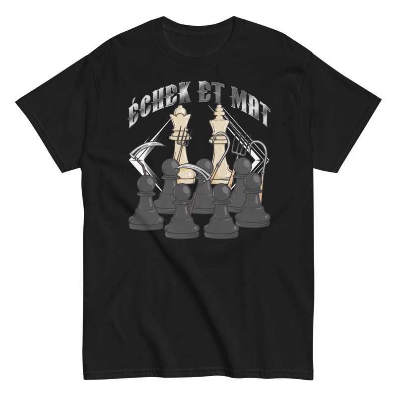 T-shirts: Peones Attaquent les Rois Échec et Mat