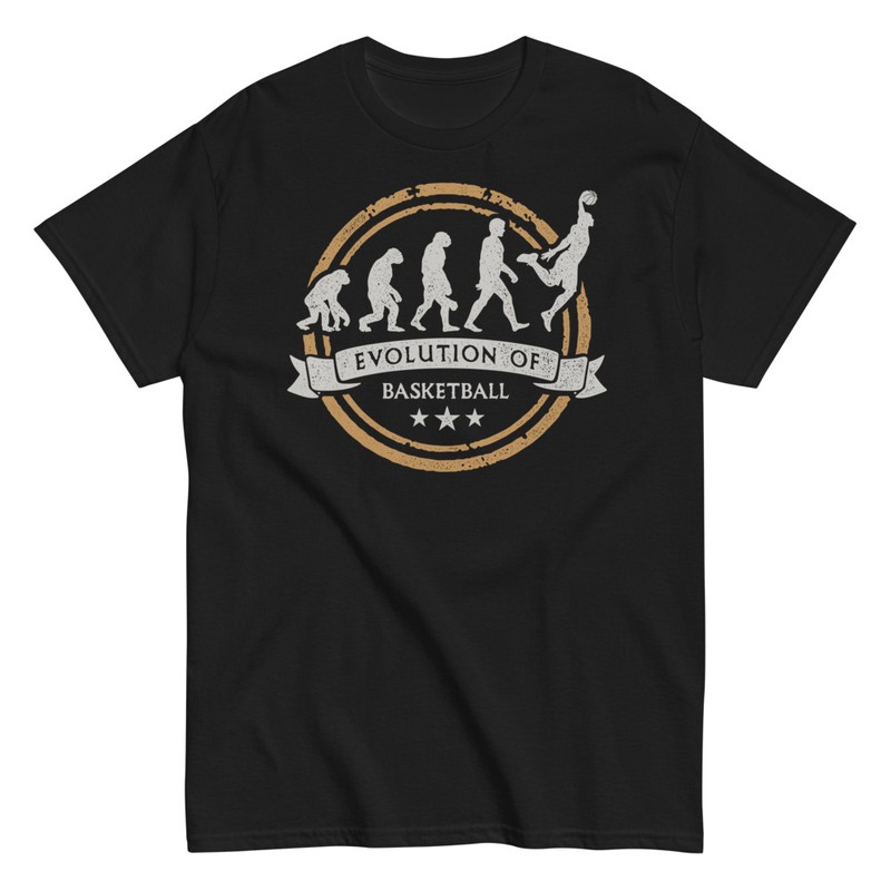 T-shirts: Évolution Humaine du Basketball