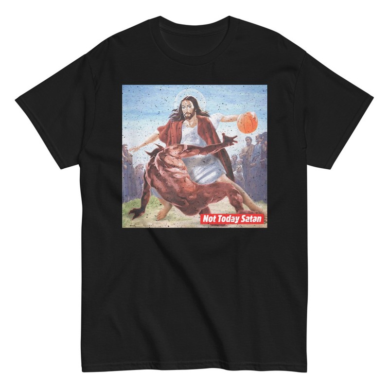T-shirts: Jésus vs Satan Basket