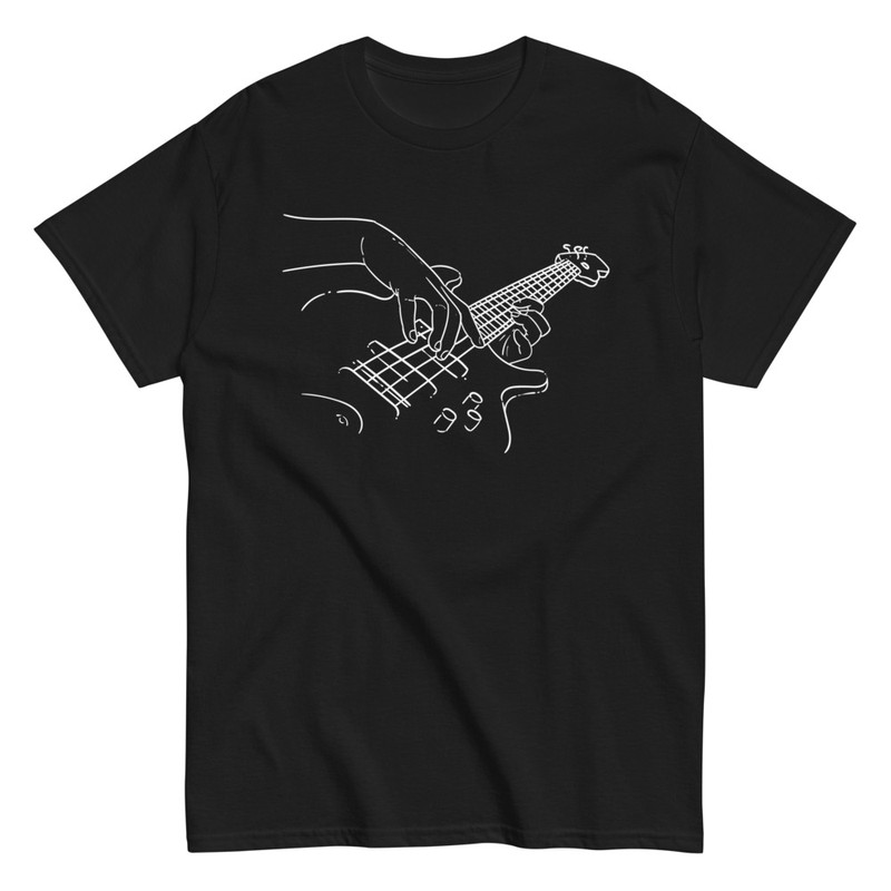 T-shirts: Croquis Détail Guitariste Rock