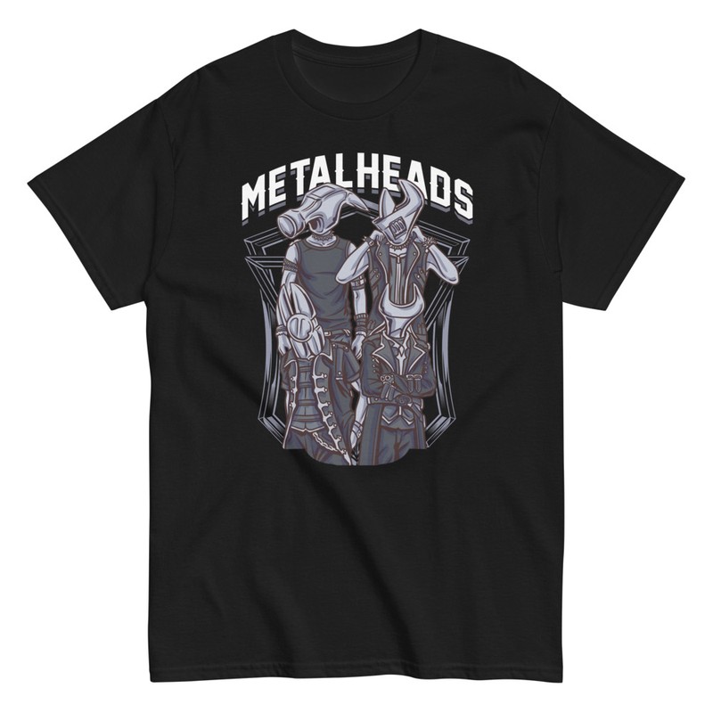 T-shirts: Mécaniciens Rock Metalheads