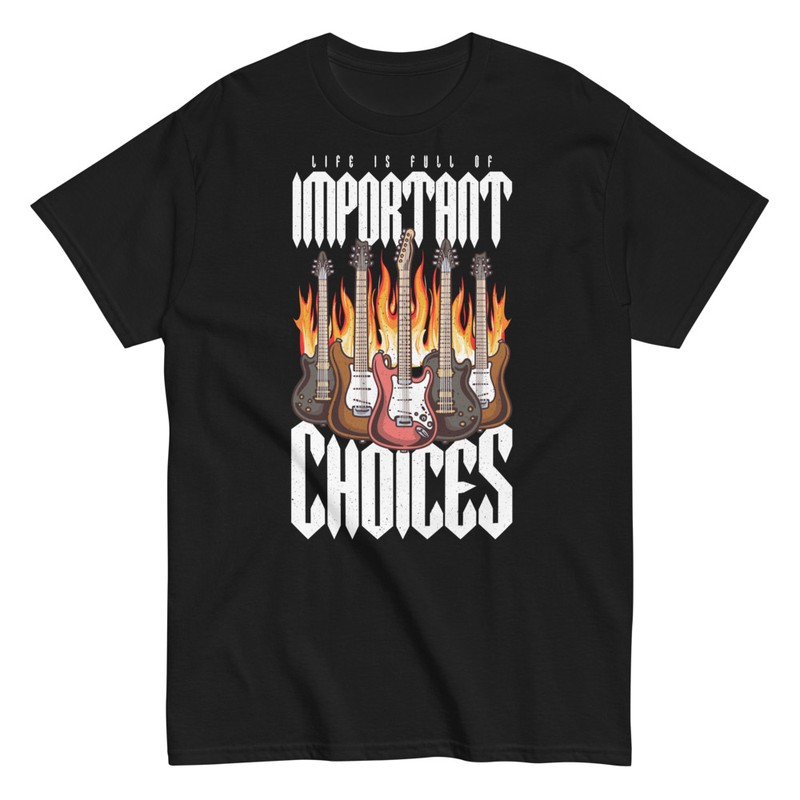 T-shirts: Guitares et Choix Importants