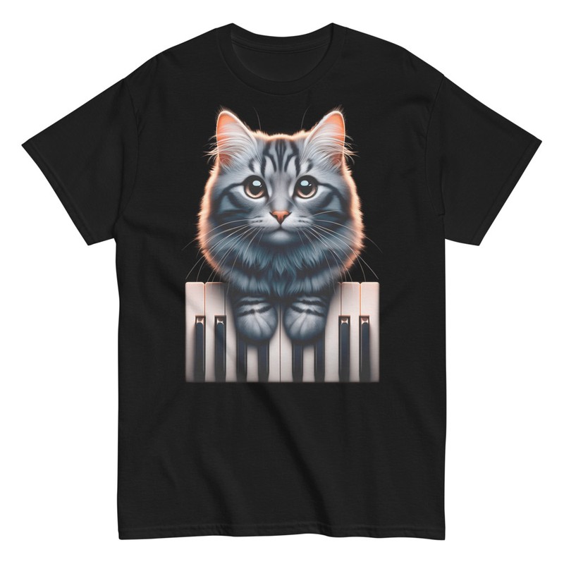 T-shirts: Chat Pianiste en Concert