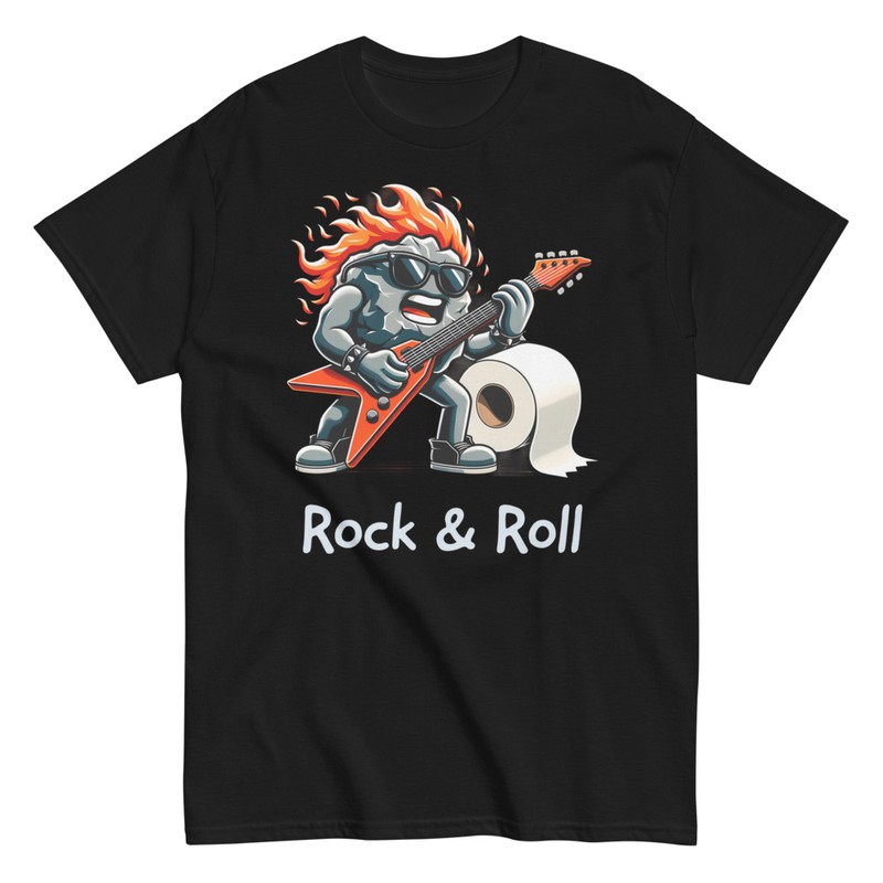T-shirts: Guitariste Rock et Papier Toilette
