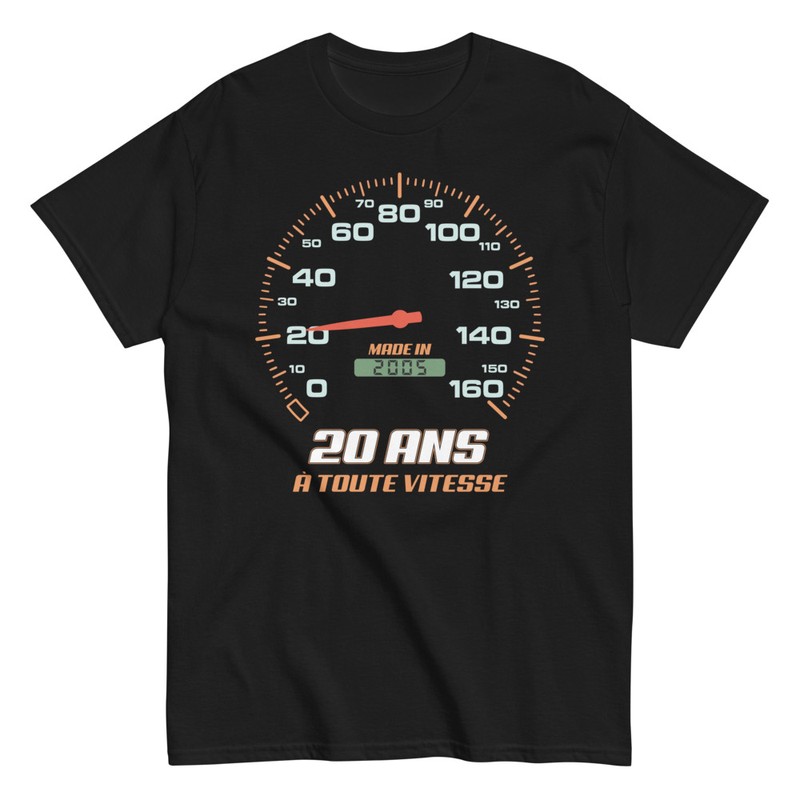 T-shirts: Cadeau d'anniversaire pour les 20 Ans À Toute Vite
