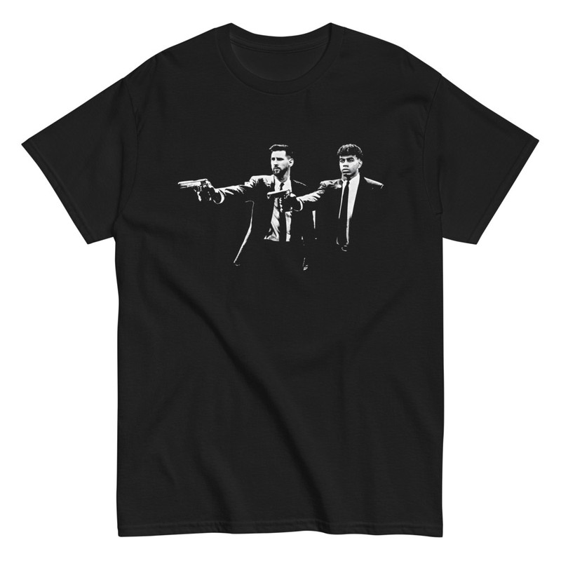 T-shirts: Messi Yamal Pulp Fiction FC Barcelona