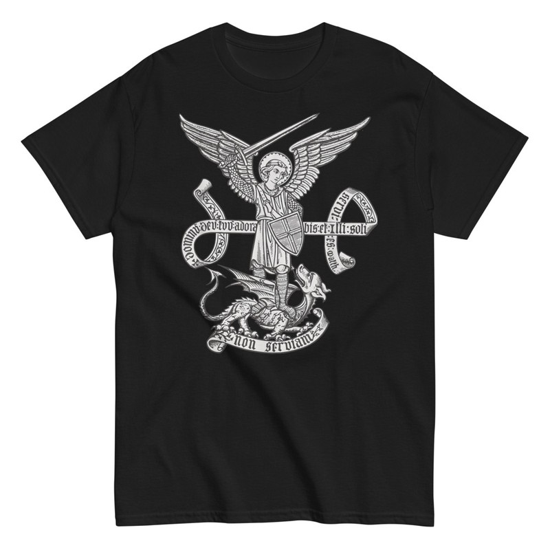 T-shirts: Saint Michel: Protecteur en Latin