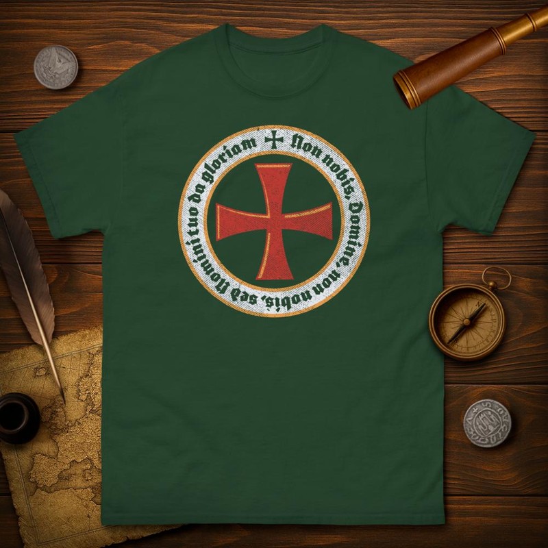 T-shirts: Non Nobis Domine: Emblème Templier