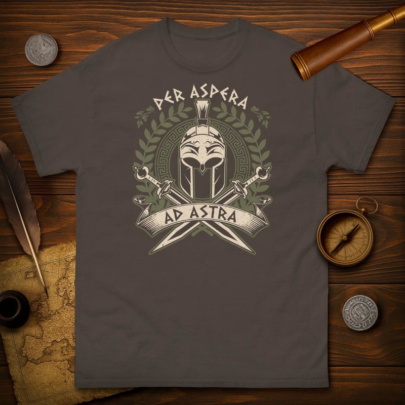 T-shirts: Per Aspera Ad Astra: Chemin vers les Étoiles