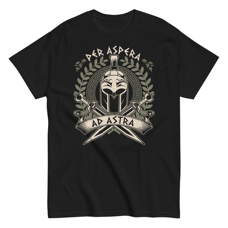 T-shirts: Per Aspera Ad Astra: Chemin vers les Étoiles