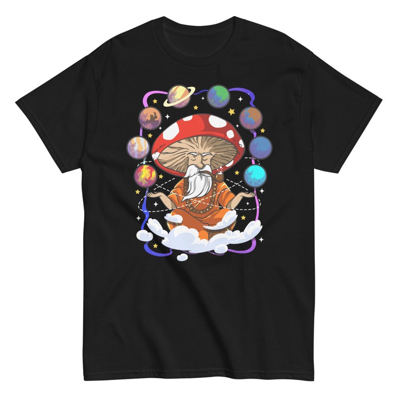 T-shirts: Moine Cosmique: Sagesse Psychédélique