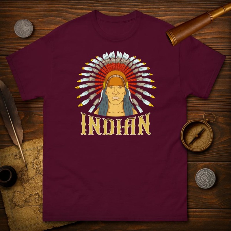T-shirts: Chef Indien: Culture Tribale