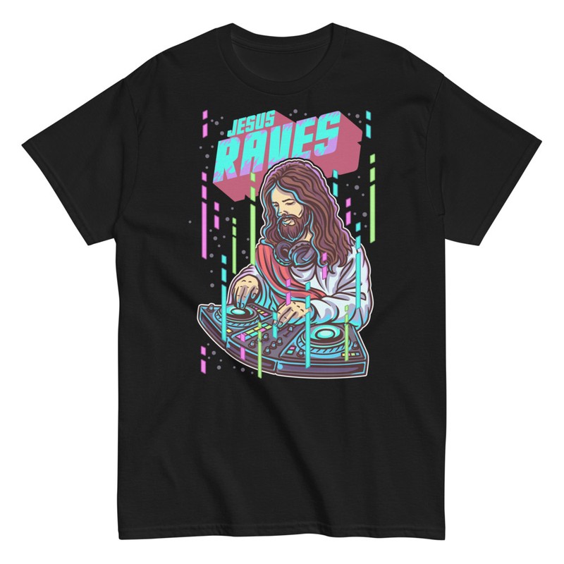 T-shirts: Jesus Raves: DJ Divin
