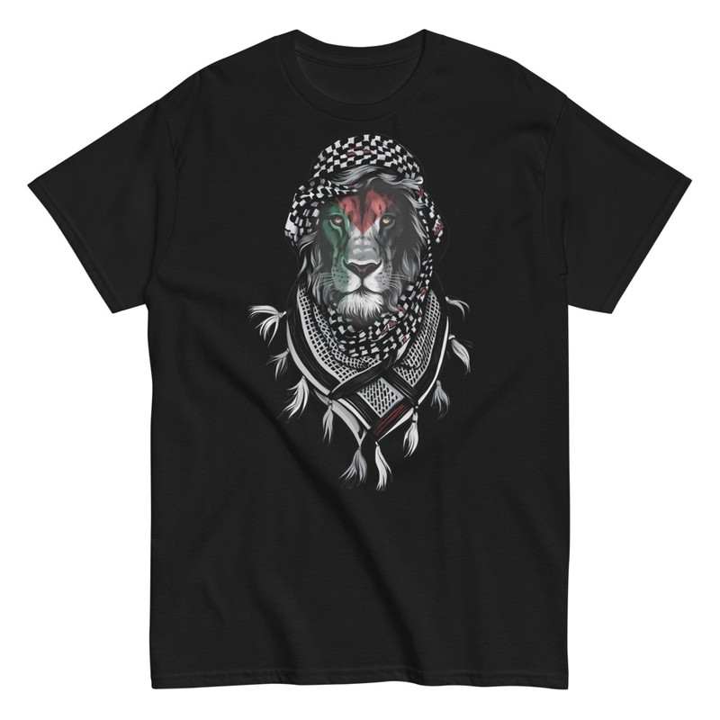 T-shirts: Lion Palestinien: Solidarité avec Gaza