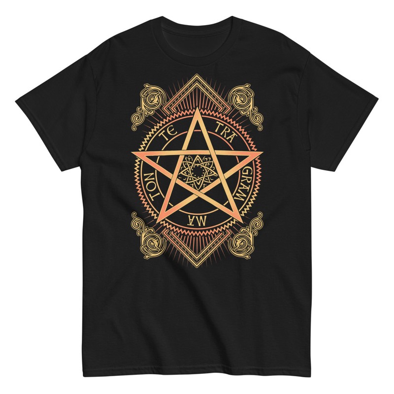 T-shirts: Amulette Tetragrammaton Pentagramme