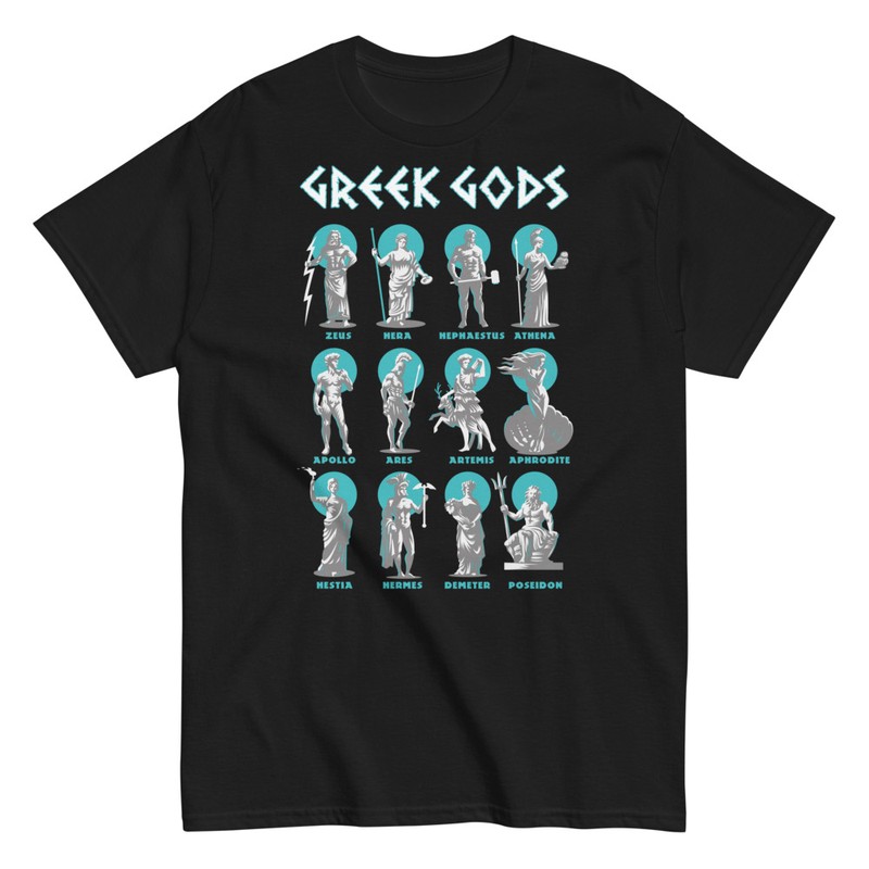 T-shirts: Dieux Grecs Olympe