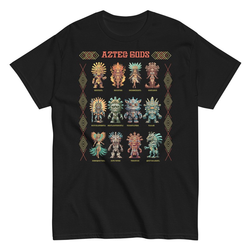 T-shirts: Dieux de la Mythologie Aztèque