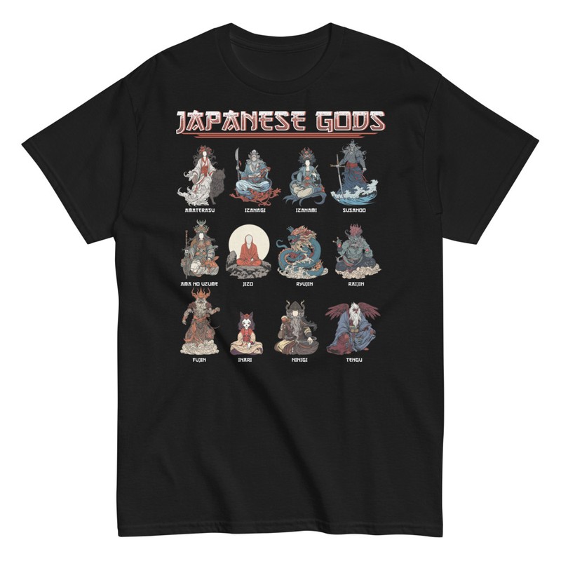 T-shirts: Dieux de la Mythologie Japonaise