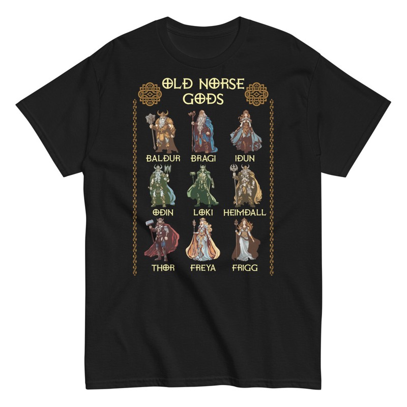 T-shirts: Dieux Nordiques Vikings