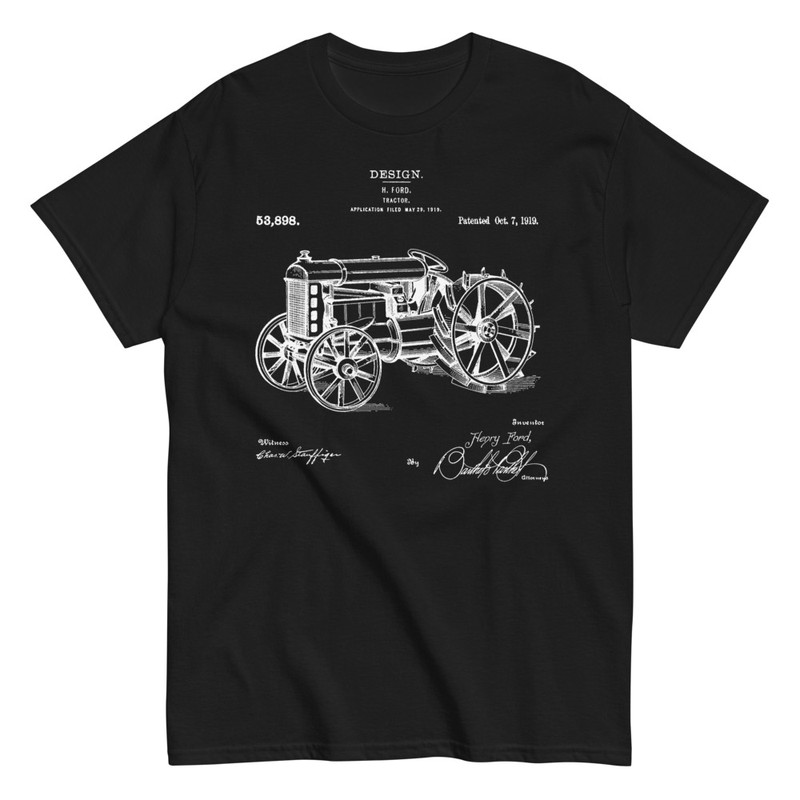 T-shirts: Brevet de Tracteur Ford