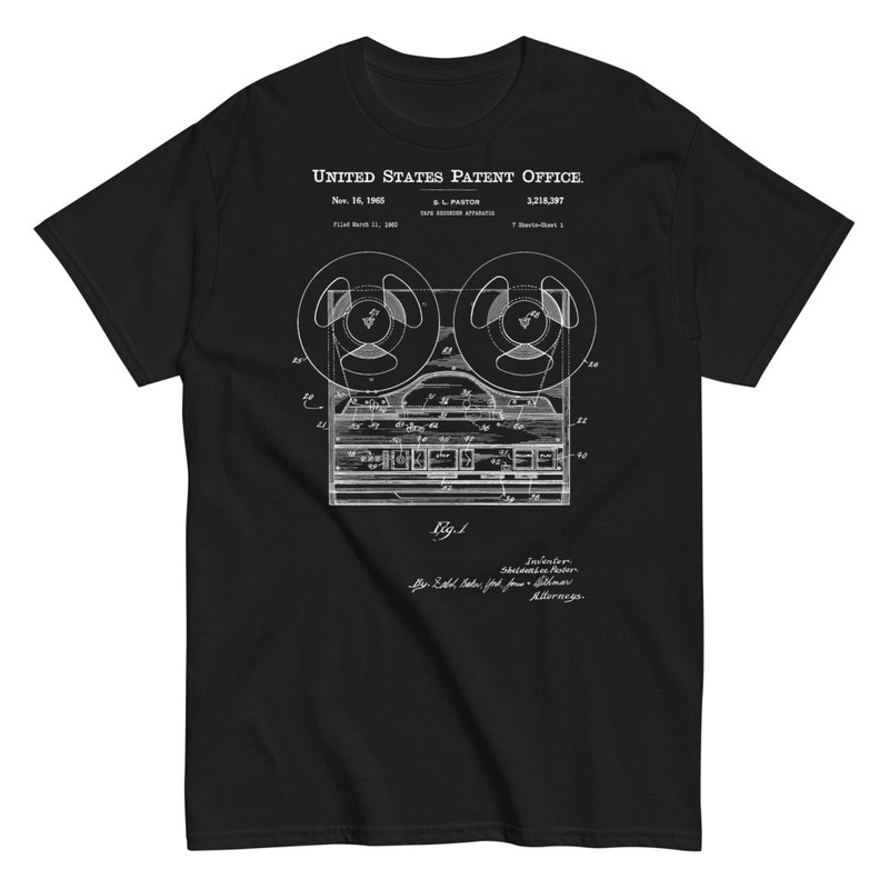 T-shirts: Brevet de Magnétophone