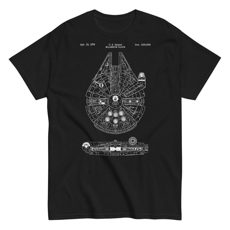 T-shirts: Brevet du Faucon Millenium