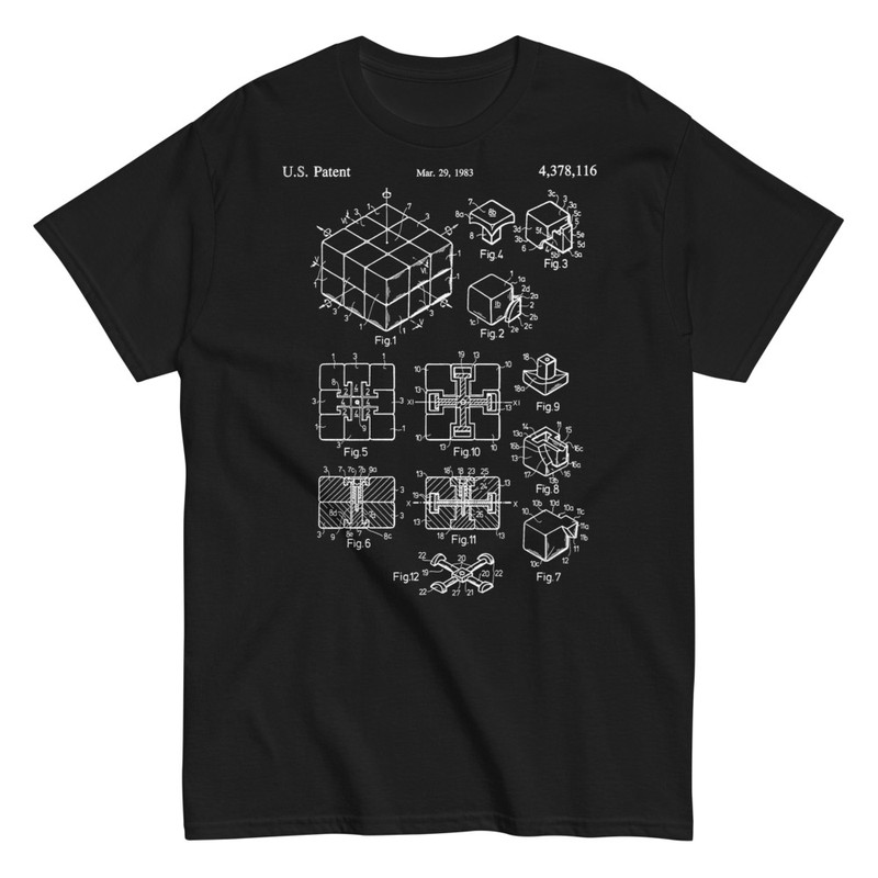 T-shirts: Brevet du Cube Rubik