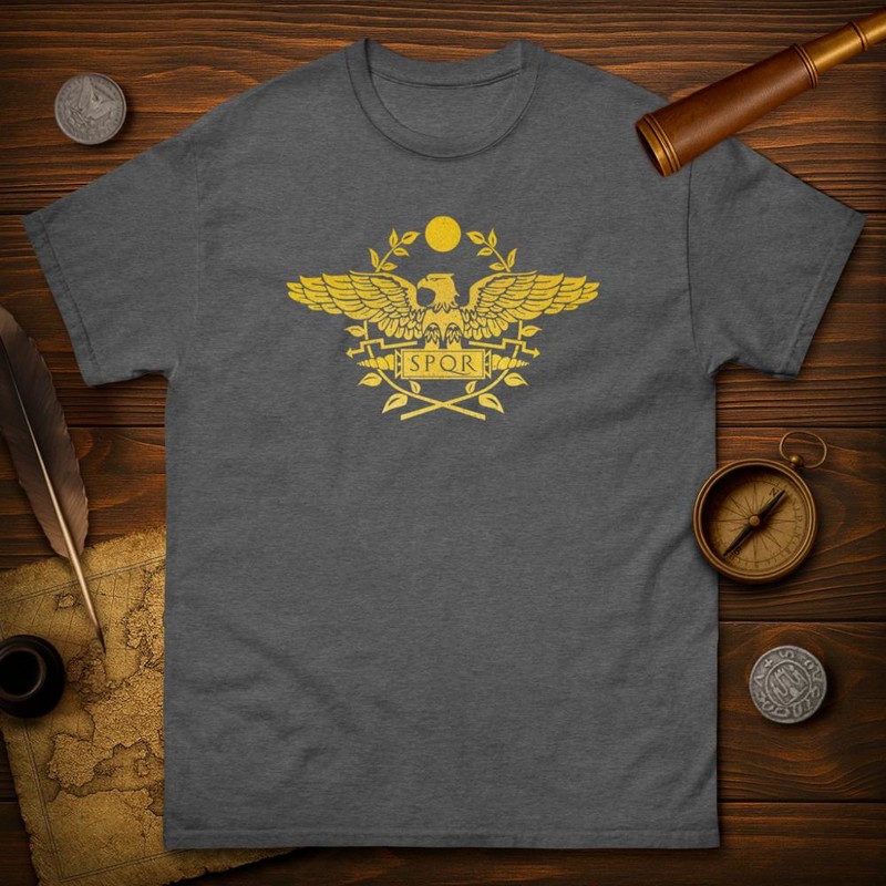 T-shirts: Aigle SPQR et Couronne de Laurier
