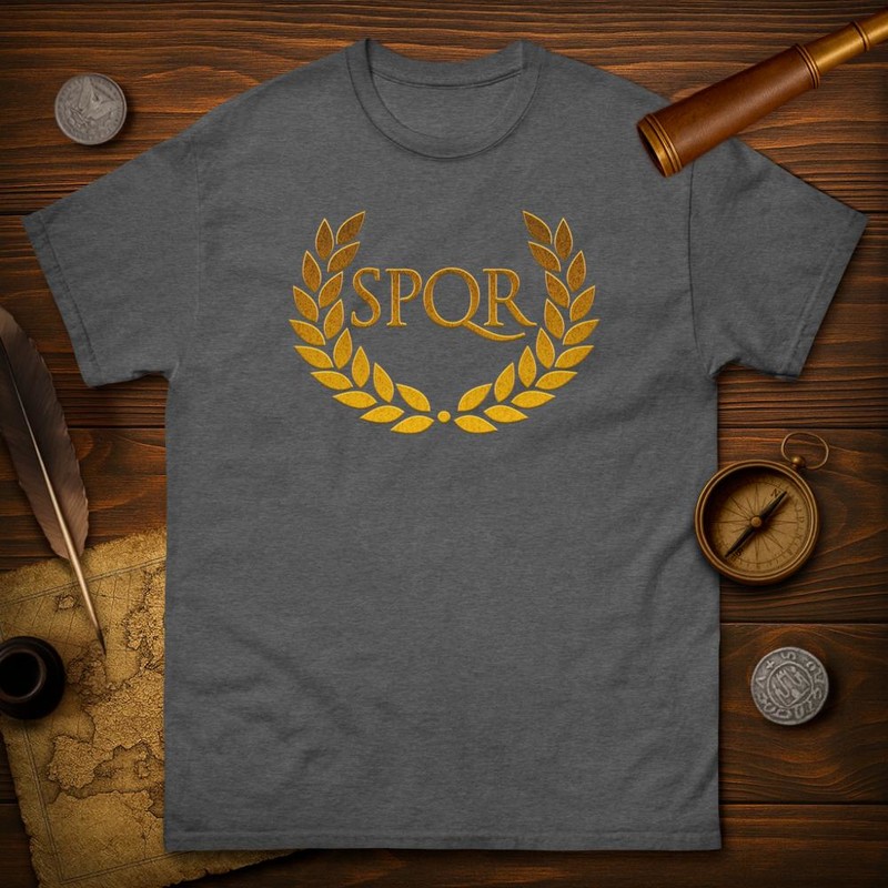 T-shirts: SPQR Couronne de Laurier