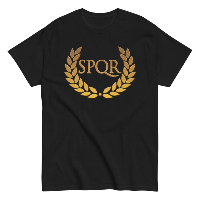T-shirts: SPQR Couronne de Laurier