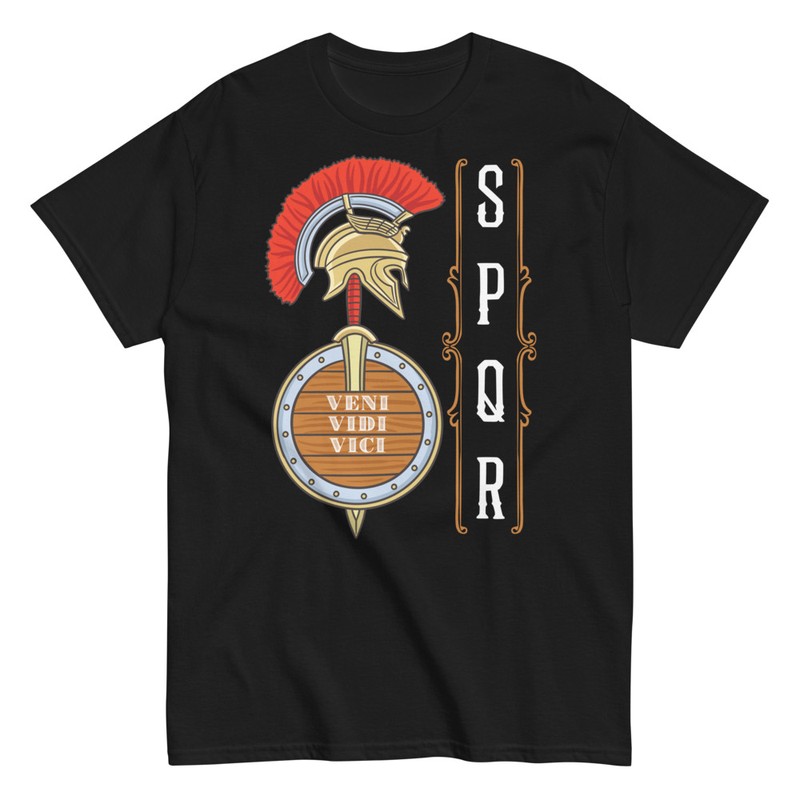 T-shirts: Casque SPQR Veni Vidi Vici