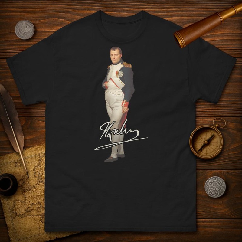 T-shirts: Portrait et Signature de Napoléon Bonaparte
