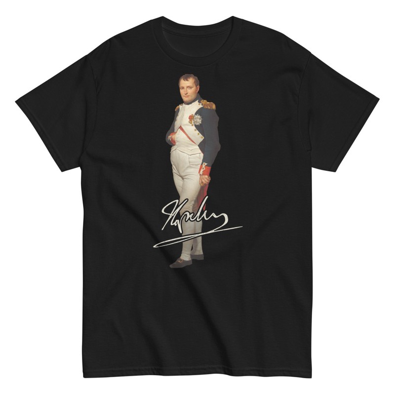 T-shirts: Portrait et Signature de Napoléon Bonaparte