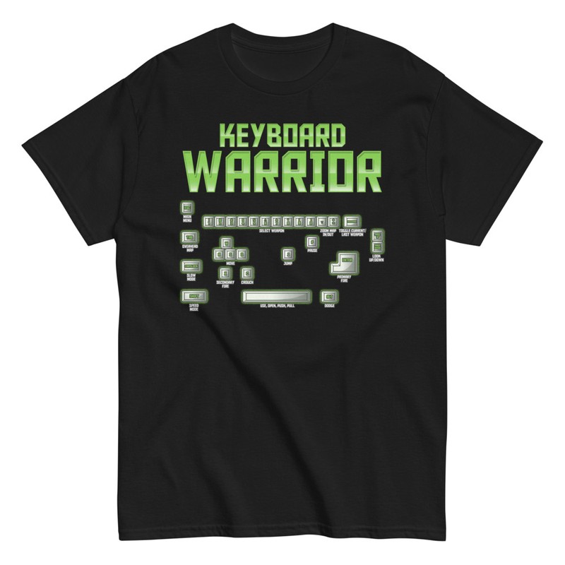T-shirts: Guerrier du Clavier PC Master Race