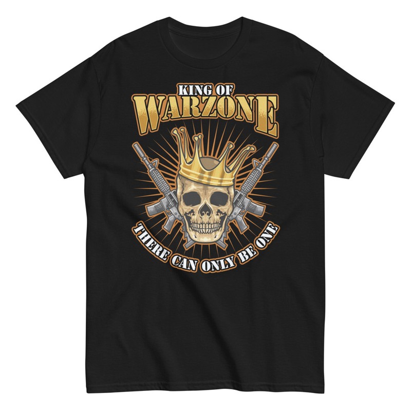 T-shirts: Crâne Couronné King of Warzone