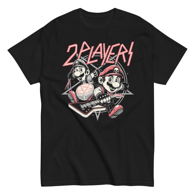 T-shirts: Rock Mario Bros 2 Joueurs