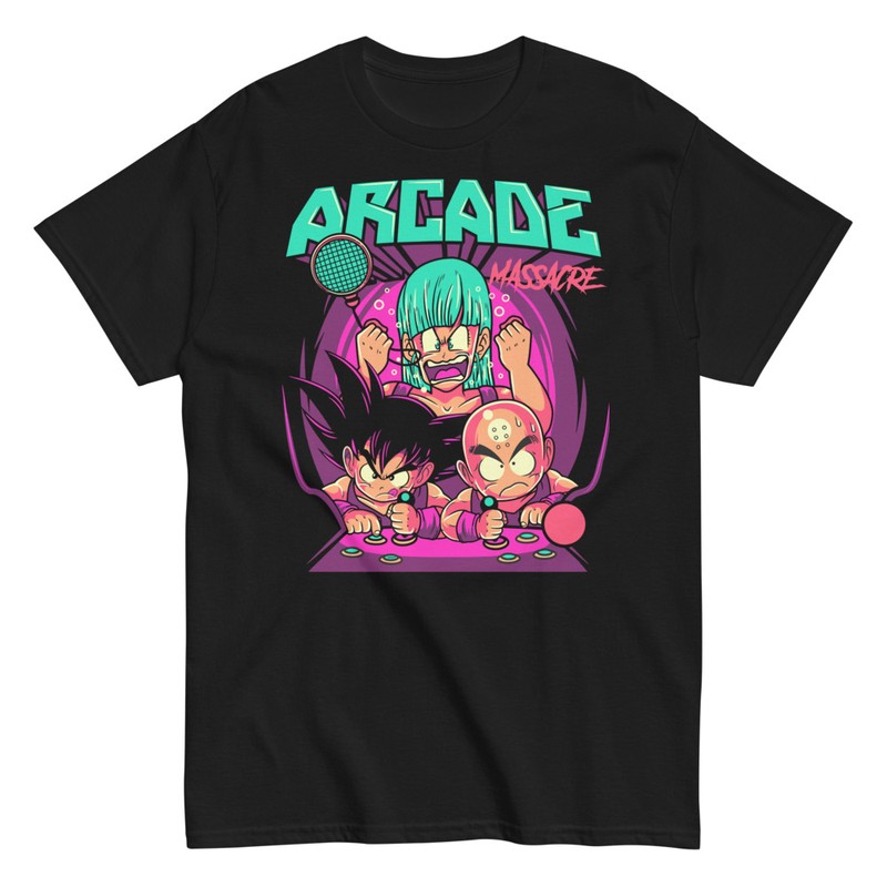T-shirts: Arcade Massacre Dragonball Rétro