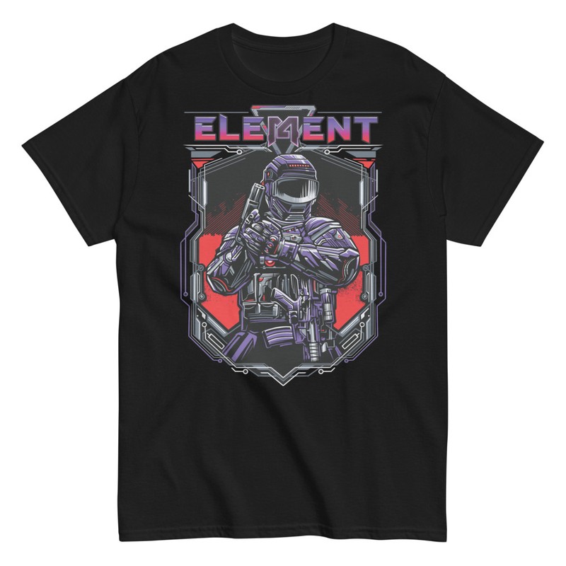 T-shirts: Soldat Futuriste Element Shooter