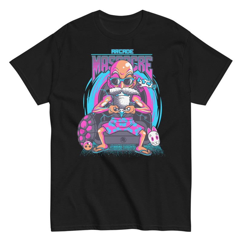 T-shirts: Tortue Arcade Massacre Rétro