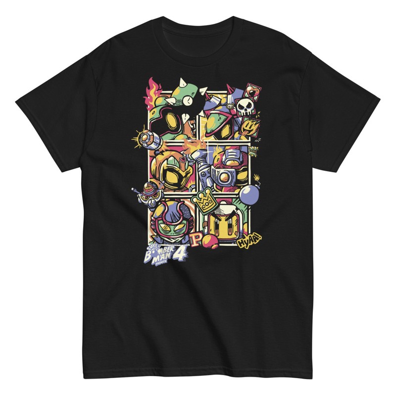 T-shirts: Icônes Arcade Bomberman Rétro