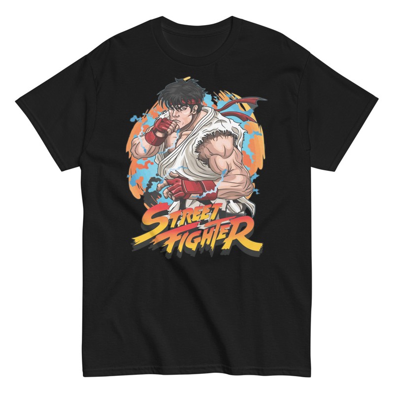 T-shirts: Ryu Street Fighter Arcade Rétro