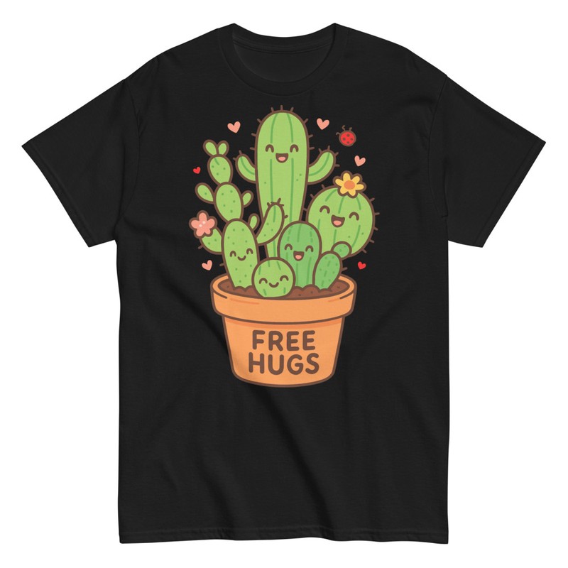 T-shirts: Cactus Câlins Gratuits