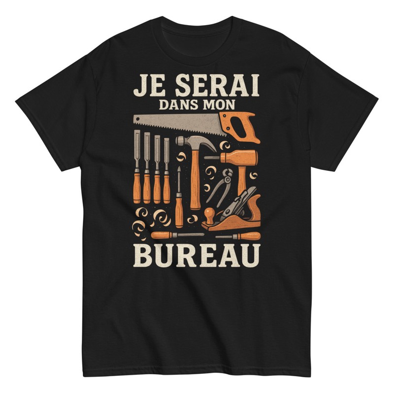T-shirts: Drôle Je Serai dans Mon Bureau