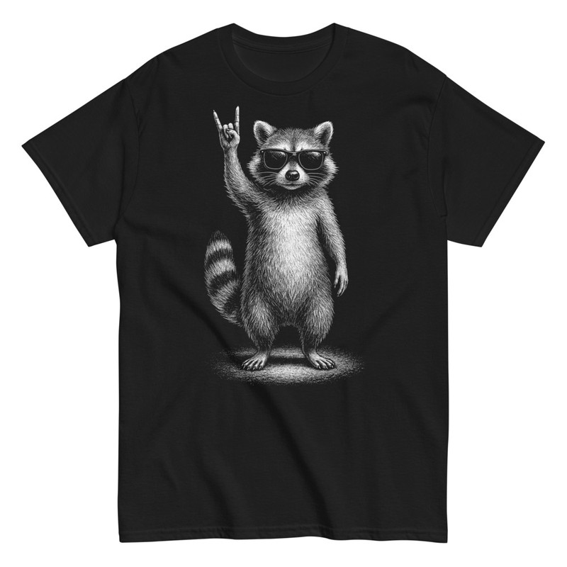 T-shirts: Raton-Laveur Cool Lunettes Rock