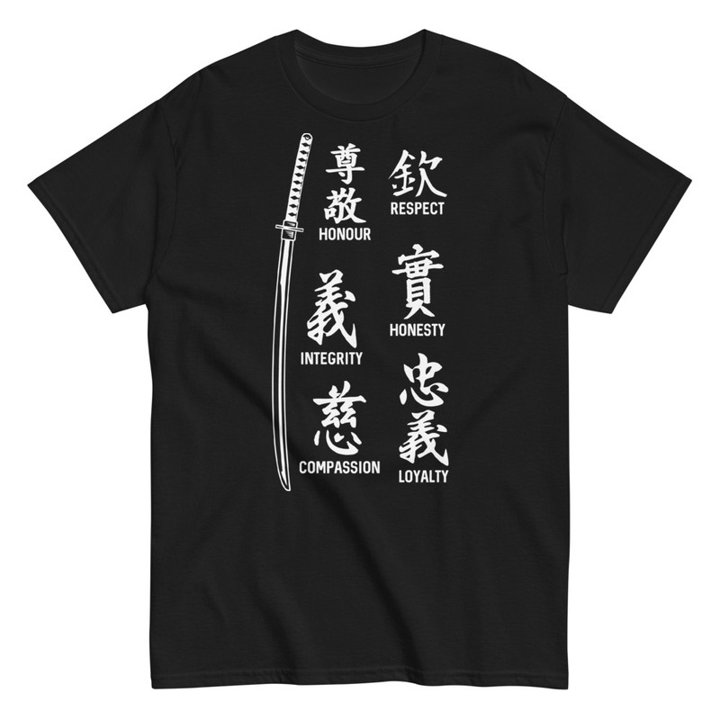 T-shirts: Valeurs Katana Samouraï