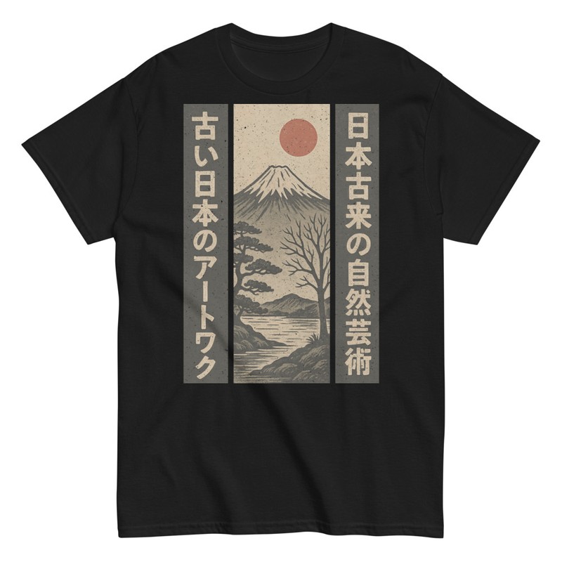 T-shirts: Art Traditionnel Japonais Mont Fuji